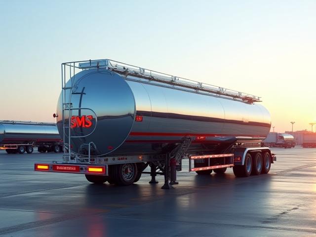 Specialized tanker trailer for hazardous bulk liquids